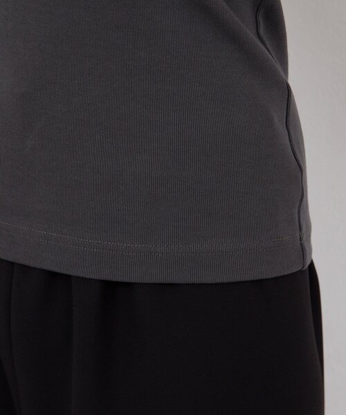 GALLARDAGALANTE（ガリャルダガランテ）の「【手洗い可】スクエアキャミ（キャミソール・レディース・ライトベージュ/チャコールグレー・FREE）」の12枚目の写真