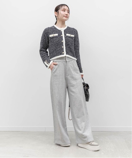 RANDA(ランダ)の「ツイードラメニットカーディガン(カーディガン/ボレロ・レディース・イエロー・FREE)」の11枚目の写真