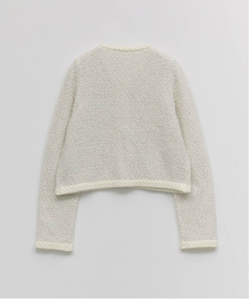 RANDA(ランダ)の「ツイードラメニットカーディガン(カーディガン/ボレロ・レディース・イエロー・FREE)」の13枚目の写真