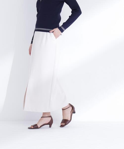 NATURAL BEAUTY BASIC(ナチュラルビューティーベーシック)の「◇ストレッチカルゼシリーズ ナロースカート(スカート・レディース・ブラック/オフホワイト/ベージュ・MEDIUM/P/S)」の21枚目の写真