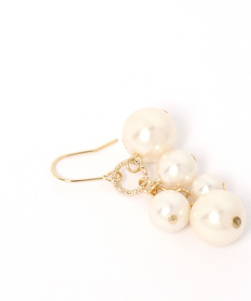 studio CLIP（スタディオクリップ）の「【daily CLIP】ジャラジャラパール見えピアス（ピアス（両耳用）・レディース・その他1・FREE）」の3枚目の写真