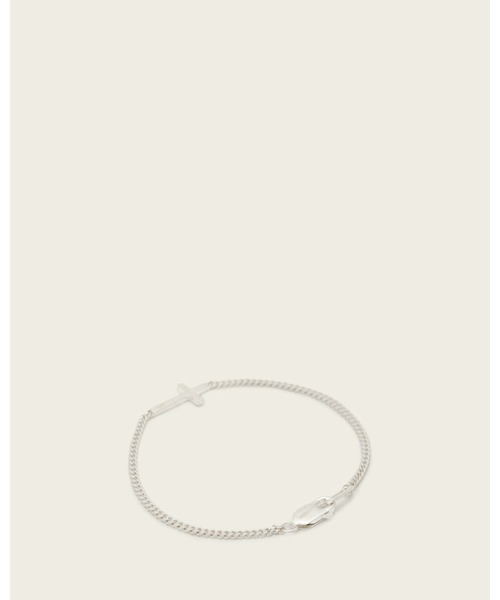 ALLSAINTS（オールセインツ）の「GABE CROSS BRACELET | GABE クロス ブレスレット（ブレスレット・メンズ・シルバー系その他・ONE SIZE）」の5枚目の写真