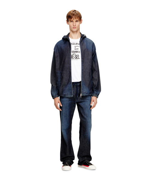 DIESEL(ディーゼル)の「メンズ レギュラーフィットTシャツ T-ADJUST-V9(Tシャツ/カットソー・メンズ・ホワイト/ブラック・X-SMALL/SMALL/XXX-LARGE/LARGE/XX-LARGE/X-LARGE/MEDIUM)」の8枚目の写真