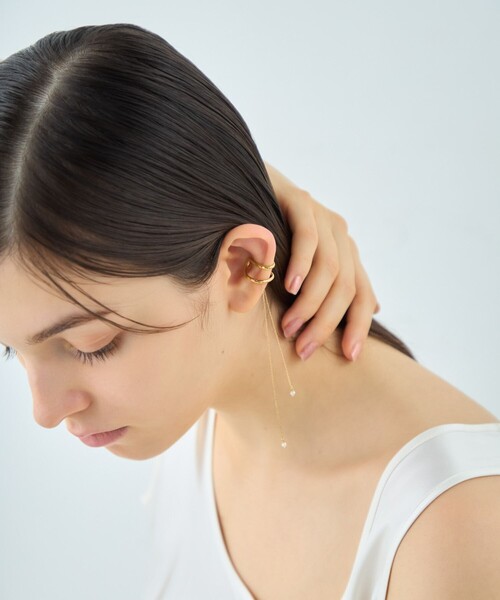 ete（エテ）の「[アシンメトリー] ナチュラルストーン イヤーカフ（イヤーカフ・レディース・A/C/B・FREE）」の18枚目の写真