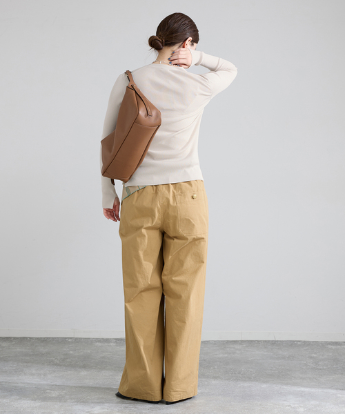 IENA(イエナ)の「《新色/追加》ECO SPLASH リブVネックカーディガン(カーディガン/ボレロ・レディース・ブラウン/アイボリー・FREE)」の22枚目の写真