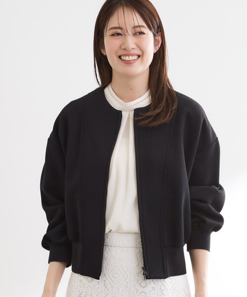 Reflect(リフレクト)の「ダブルジップライトブルゾン(ブルゾン・レディース・ナチュラル/ブラック・09/11)」の6枚目の写真