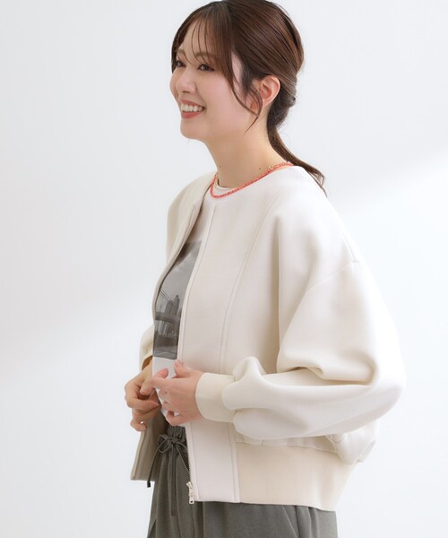 Reflect(リフレクト)の「ダブルジップライトブルゾン(ブルゾン・レディース・ナチュラル/ブラック・09/11)」の11枚目の写真