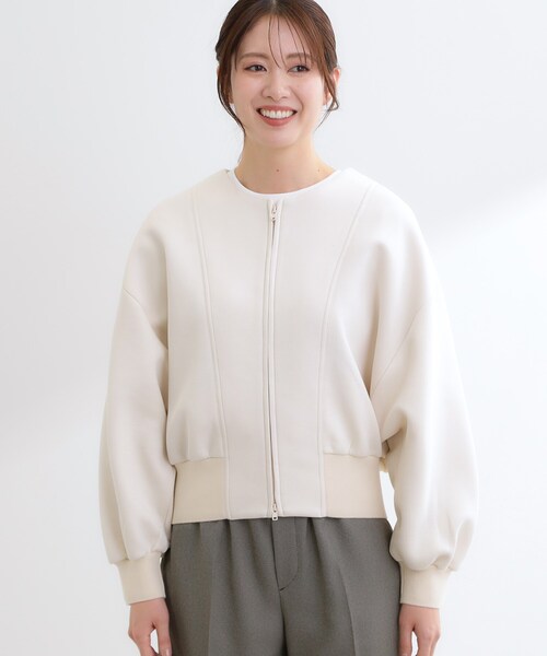 Reflect(リフレクト)の「ダブルジップライトブルゾン(ブルゾン・レディース・ナチュラル/ブラック・09/11)」の15枚目の写真