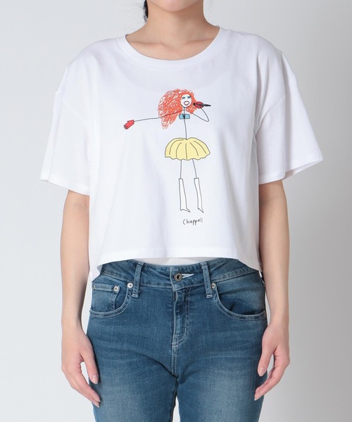 Cepica（セピカ）の「【BLACK SCORE】STICK CHAPPELL CROPPED T（Tシャツ/カットソー・レディース・ホワイト・FREE）」の10枚目の写真