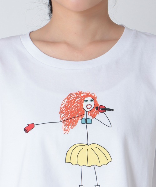 Cepica（セピカ）の「【BLACK SCORE】STICK CHAPPELL CROPPED T（Tシャツ/カットソー・レディース・ホワイト・FREE）」の12枚目の写真