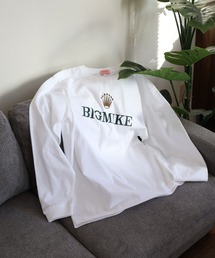 BIG MIKE プリント長袖Tシャツ ロンT L/S