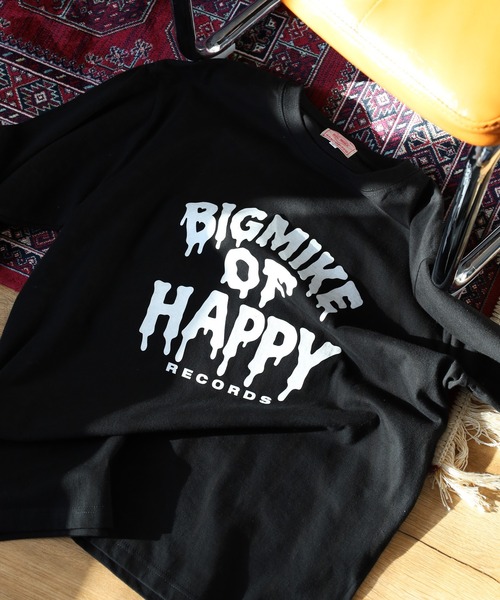 BIG MIKE（ビッグマイク）の「BIG MIKE プリント長袖Tシャツ ロンT L/S（Tシャツ/カットソー・メンズ・ホワイト系3/ブラック/ホワイト/ブラック系1/ブラック系3/ブラック系2/ブルー/ヘザーグレー/チャコール/ブラック系/サンドベージュ/ホワイト系2/ホワイト系1/ホワイト系・XL/L/M）」の7枚目の写真