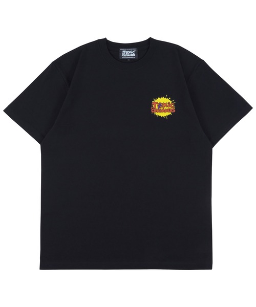 MEDICOM TOY（メディコムトイ）の「MLE × The Toxic Crusaders "SPLASH LOGO" TEE（Tシャツ/カットソー・メンズ・ホワイト/ブラック/グリーン・SMALL/MEDIUM/LARGE/X-LARGE）」の2枚目の写真