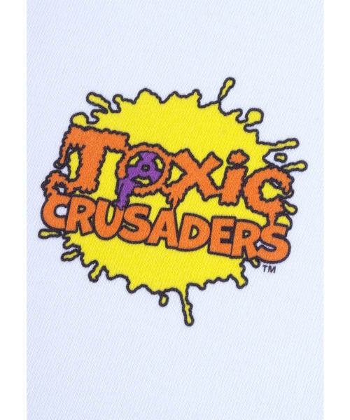 MEDICOM TOY（メディコムトイ）の「MLE × The Toxic Crusaders "SPLASH LOGO" TEE（Tシャツ/カットソー・メンズ・ホワイト/ブラック/グリーン・SMALL/MEDIUM/LARGE/X-LARGE）」の4枚目の写真