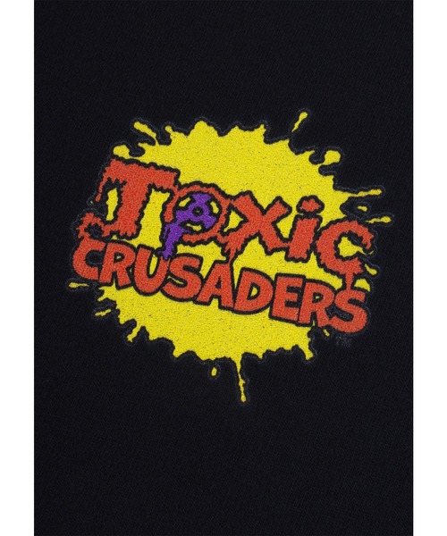 MEDICOM TOY（メディコムトイ）の「MLE × The Toxic Crusaders "SPLASH LOGO" TEE（Tシャツ/カットソー・メンズ・ホワイト/ブラック/グリーン・SMALL/MEDIUM/LARGE/X-LARGE）」の5枚目の写真