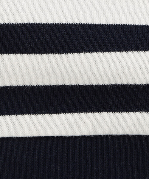 COMME CA ISM(コムサイズム)の「デニムワッペン付き ボーダー半袖Tシャツ(Tシャツ/カットソー・キッズ・ネイビー・100cm/110cm/120cm/130cm/140cm/150cm)」の8枚目の写真