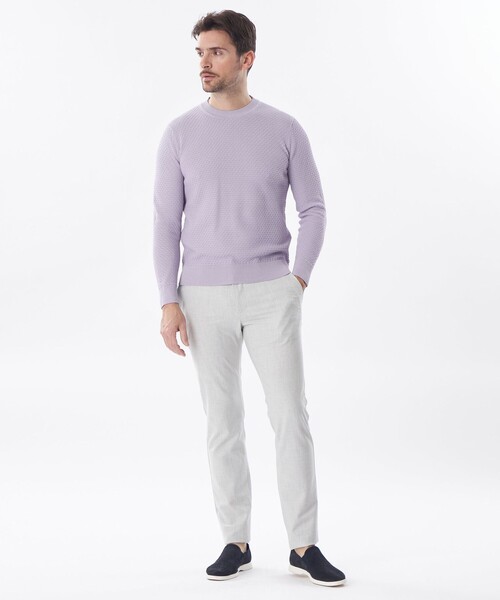EPOCA UOMO(エポカウォモ)の「2wayストレッチライトパンツ(その他パンツ・メンズ・ブラック/ネイビー/ライトグレー・46/48)」の4枚目の写真