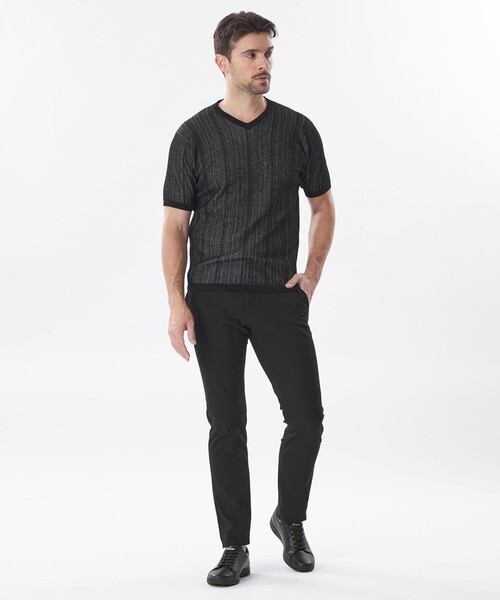 EPOCA UOMO(エポカウォモ)の「2wayストレッチライトパンツ(その他パンツ・メンズ・ブラック/ネイビー/ライトグレー・46/48)」の5枚目の写真