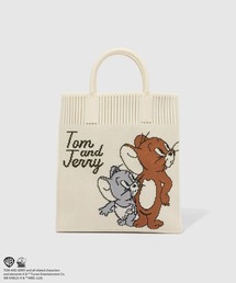 TOM&JERRY（トムアンドジェリー）の「【TOM&JERRY /トムとジェリー 】キャラクター ジャガード ニット 2WAY トートバッグ  ショルダーバック（ショルダーバッグ）」