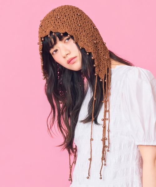 Casselini(キャセリーニ)の「Casselini(キャセリーニ)パールヘッドドレス(その他ヘアアクセサリー・レディース・ブラウン/アイボリー/ブラック・FREE)」の1枚目の写真