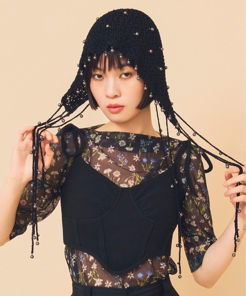Casselini(キャセリーニ)の「Casselini(キャセリーニ)パールヘッドドレス(その他ヘアアクセサリー・レディース・ブラウン/アイボリー/ブラック・FREE)」の7枚目の写真
