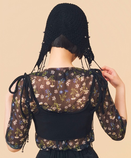 Casselini(キャセリーニ)の「Casselini(キャセリーニ)パールヘッドドレス(その他ヘアアクセサリー・レディース・ブラウン/アイボリー/ブラック・FREE)」の9枚目の写真