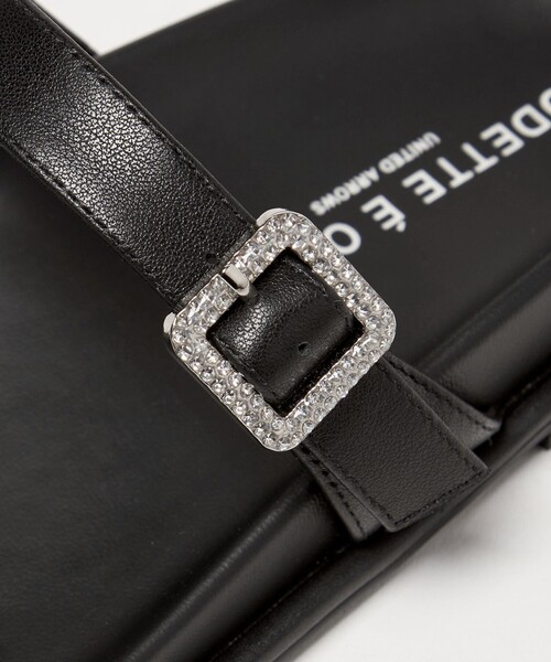 ODETTE E ODILE(オデットエオディール)の「【WEB限定】ビジューバックル サンダル10■(サンダル・レディース・ブラック/ダークブラウン・37/36/35)」の17枚目の写真