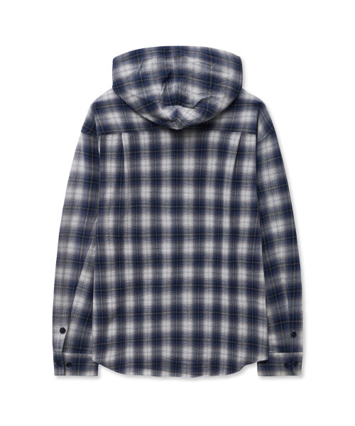 IDWS(アイドンワナセル)の「Hooded Checkered Shirt Blue(シャツ/ブラウス・レディース・その他・0/2/1)」の9枚目の写真