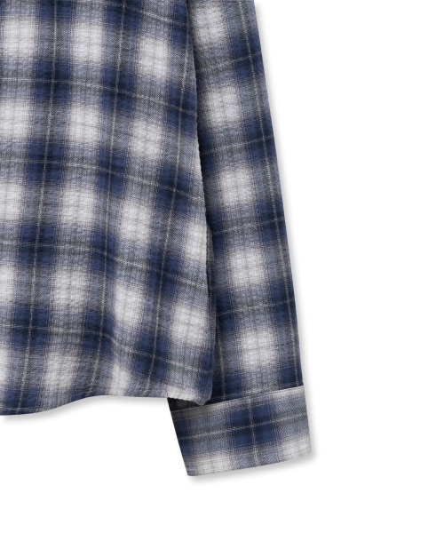 IDWS(アイドンワナセル)の「Hooded Checkered Shirt Blue(シャツ/ブラウス・レディース・その他・0/2/1)」の12枚目の写真