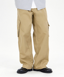 BY.L（バイエル）の「カーブラインワイドカーゴパンツベージュ（デニムパンツ）」