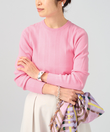 VERMEIL par iena | ランダムRIB クルーネックロングスリーブプルオーバー(ニット/セーター)