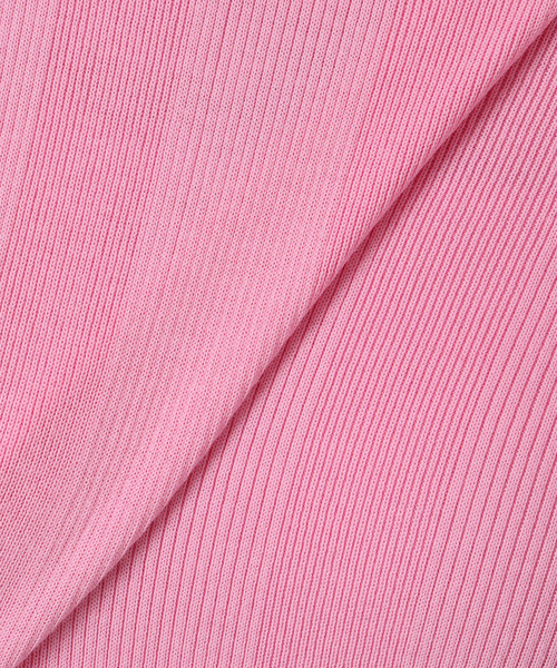 VERMEIL par iena(ヴェルメイユパーイエナ)の「ランダムRIB クルーネックロングスリーブプルオーバー(ニット/セーター・レディース・ピンク/ホワイト/ブラック・FREE)」の20枚目の写真