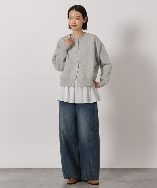 LAKOLE（ラコレ）の「Wフェイススナップカーディガン / 638297（カーディガン/ボレロ・レディース・ピンク/ブラック/杢グレー・FREE）」の14枚目の写真