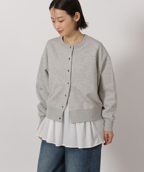 LAKOLE（ラコレ）の「Wフェイススナップカーディガン / 638297（カーディガン/ボレロ・レディース・ピンク/ブラック/杢グレー・FREE）」の15枚目の写真