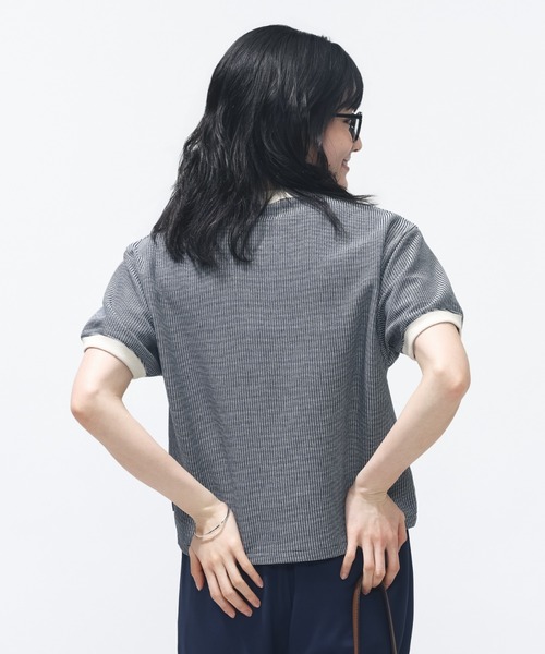 NEW BALANCE(ニューバランス)の「ニューバランス New Balance ドビーショートスリーブプルオーバー_(Tシャツ/カットソー・レディース・ダークグリーン/アイボリー/ネイビー・XL/M/S/L)」の13枚目の写真