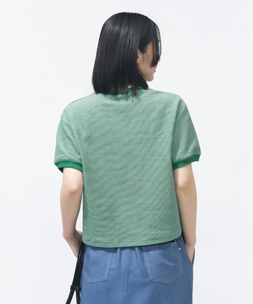 NEW BALANCE(ニューバランス)の「ニューバランス New Balance ドビーショートスリーブプルオーバー_(Tシャツ/カットソー・レディース・ダークグリーン/アイボリー/ネイビー・XL/M/S/L)」の21枚目の写真