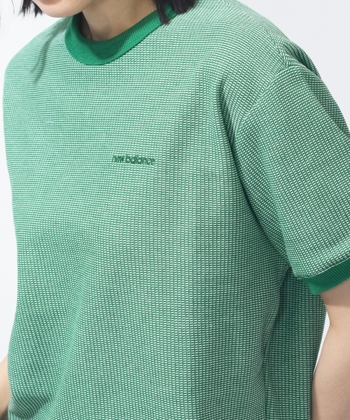 NEW BALANCE(ニューバランス)の「ニューバランス New Balance ドビーショートスリーブプルオーバー_(Tシャツ/カットソー・レディース・ダークグリーン/アイボリー/ネイビー・XL/M/S/L)」の17枚目の写真