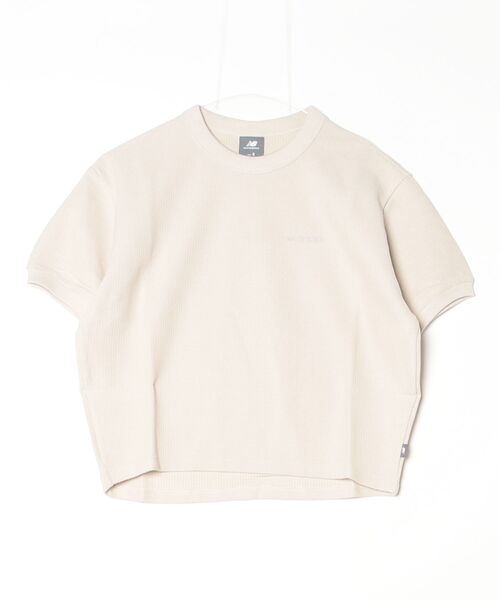 NEW BALANCE(ニューバランス)の「ニューバランス New Balance ドビーショートスリーブプルオーバー_(Tシャツ/カットソー・レディース・ダークグリーン/アイボリー/ネイビー・XL/M/S/L)」の9枚目の写真