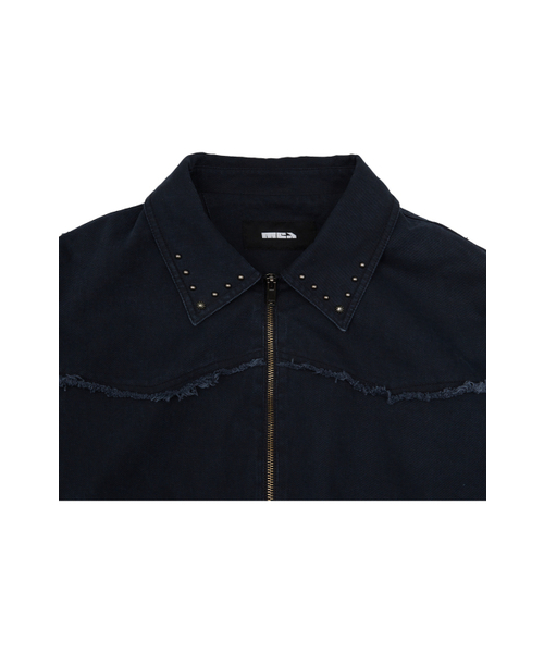 MEA（メア）の「VINTAGE WASHED STUD BOMBER [DARK NAVY]（ブルゾン・メンズ・その他・2/3）」の3枚目の写真