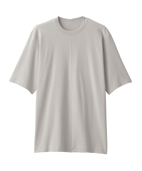 MUJI Labo（ムジラボ）の「男女兼用 スムースジャージー半袖プルオーバー（Tシャツ/カットソー・メンズ・オフホワイト/ブラック/サンドベージュ・XS/S/M/L/XL）」の3枚目の写真