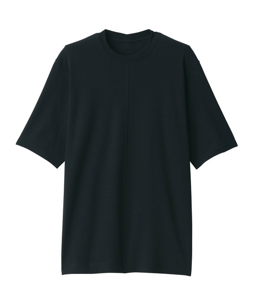 MUJI Labo（ムジラボ）の「男女兼用 スムースジャージー半袖プルオーバー（Tシャツ/カットソー・メンズ・オフホワイト/ブラック/サンドベージュ・XS/S/M/L/XL）」の2枚目の写真