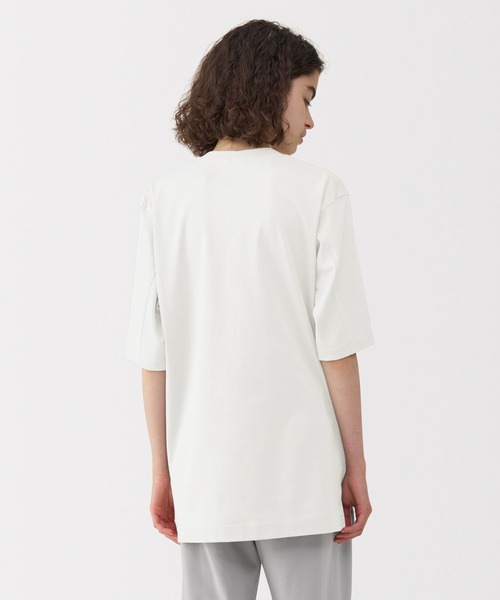 MUJI Labo（ムジラボ）の「男女兼用 スムースジャージー半袖プルオーバー（Tシャツ/カットソー・メンズ・オフホワイト/ブラック/サンドベージュ・XS/S/M/L/XL）」の7枚目の写真