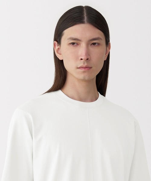 MUJI Labo（ムジラボ）の「男女兼用 スムースジャージー半袖プルオーバー（Tシャツ/カットソー・メンズ・オフホワイト/ブラック/サンドベージュ・XS/S/M/L/XL）」の13枚目の写真