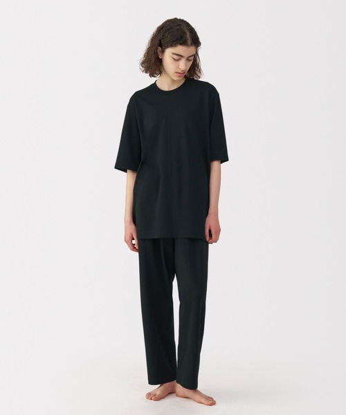 MUJI Labo（ムジラボ）の「男女兼用 スムースジャージー半袖プルオーバー（Tシャツ/カットソー・メンズ・オフホワイト/ブラック/サンドベージュ・XS/S/M/L/XL）」の15枚目の写真