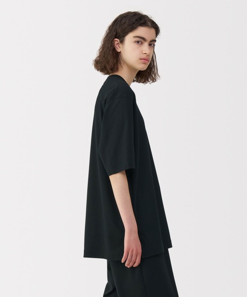 MUJI Labo（ムジラボ）の「男女兼用 スムースジャージー半袖プルオーバー（Tシャツ/カットソー・メンズ・オフホワイト/ブラック/サンドベージュ・XS/S/M/L/XL）」の17枚目の写真