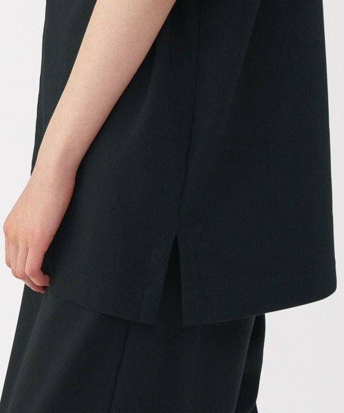 MUJI Labo（ムジラボ）の「男女兼用 スムースジャージー半袖プルオーバー（Tシャツ/カットソー・メンズ・オフホワイト/ブラック/サンドベージュ・XS/S/M/L/XL）」の20枚目の写真