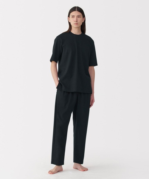 MUJI Labo（ムジラボ）の「男女兼用 スムースジャージー半袖プルオーバー（Tシャツ/カットソー・メンズ・オフホワイト/ブラック/サンドベージュ・XS/S/M/L/XL）」の21枚目の写真