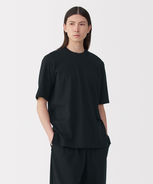 MUJI Labo（ムジラボ）の「男女兼用 スムースジャージー半袖プルオーバー（Tシャツ/カットソー・メンズ・オフホワイト/ブラック/サンドベージュ・XS/S/M/L/XL）」の22枚目の写真