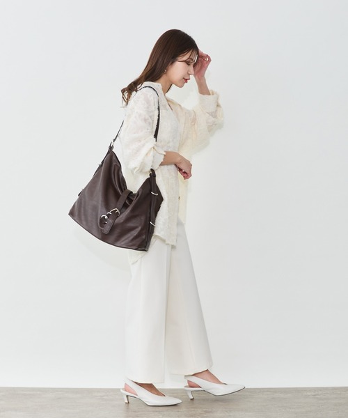 Sirin(シリン)の「【ZOZO限定】ワンハンドルショルダーバッグ(PC収納可能)(ショルダーバッグ・レディース・ブラウン/ダークグレー・FREE)」の18枚目の写真
