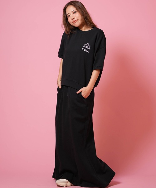 RVCA（ルーカ）の「RVCA/ルーカ レディース スカート マキシ丈 BG043603（スカート・レディース・ブラック/ストーン/オフホワイト・S/M）」の17枚目の写真